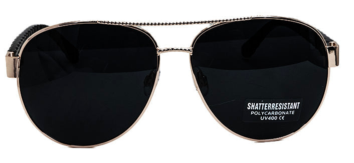 Men Women Hip Hop Super Dark Aviator Shades LocsShades